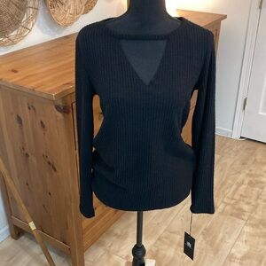 V-neck Rock & Republic Waffle Long Sleeve